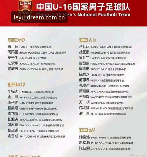 乐鱼体育资讯深度解析：U17世界杯抽签结果揭晓，中国足球新星迎来挑战与机遇